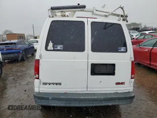 2001 GMC Safari Cargo with VIN 1GTDM19W91B504197, listed as a Copart auction lot 43786285 with 150,593 mi miles and Salvage Title. Bid and sale history available at carsss.com. Image 6.