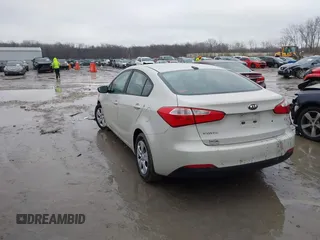 2015 Kia Forte LX with VIN KNAFK4A66F5291465, listed as a IAAI auction lot 41515671 with 102,032 mi miles. Bid and sale history available at carsss.com. Image 3.