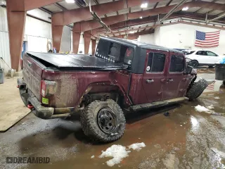 2022 Jeep Gladiator Rubicon with VIN 1C6JJTBM0NL123183, listed as a Copart auction lot 45107085 with 45,926 mi miles and Non Repairable. Bid and sale history available at carsss.com. Image 3.
