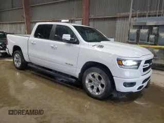 2019 Ram 1500 Big Horn z VIN 1C6RREFT5KN684441, wystawiony jako Copart lot #56464695 z przebiegiem 94 403 mil mil oraz Szkoda całkowita • Salvage title. Historia ofert i sprzedaży dostępna na DreamBid. Obrazek 4.
