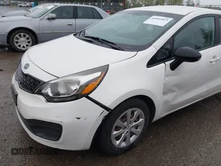 2012 Kia Rio LX with VIN KNADM4A33C6072511, listed as a IAAI auction lot 41993919 with 140,965 mi miles. Bid and sale history available at carsss.com. Image 6.