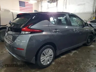 2025 Nissan LEAF S with VIN 1N4AZ1BV6SC561917, listed as a Copart auction lot 45955195 with 7,508 mi miles and Salvage Title. Bid and sale history available at carsss.com. Image 3.
