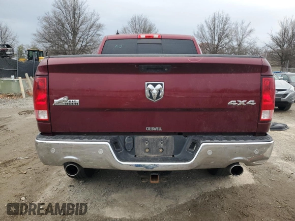2018 Ram 1500 Big Horn with VIN 1C6RR7LM6JS277446, listed as a Copart auction lot 84022574 with 78,308 mi miles and Salvage Title. Bid and sale history available at carsss.com. Image 6.