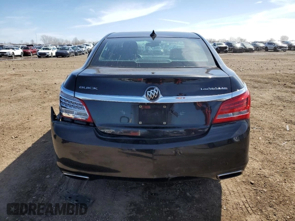 2015 Buick LaCrosse Premium I with VIN 1G4GD5G36FF147831, listed as a Copart auction lot 50471065 with 109,143 mi miles and Salvage Title. Bid and sale history available at carsss.com. Image 6.