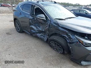 2025 Lexus NX with VIN 2T2GDCAZ1SC023969, listed as a IAAI auction lot 41502796 with 747 mi miles. Bid and sale history available at carsss.com. Image 6.