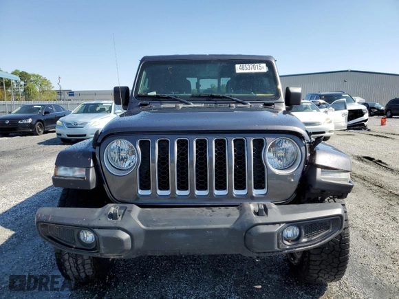 2021 Jeep Gladiator Overland с VIN 1C6HJTFG0ML574762, выставлен на аукционе Copart как лот 48537015 с пробегом 32 283 миль миль и Списание • Salvage title. История ставок и продаж доступна на DreamBid. Изображение 5.
