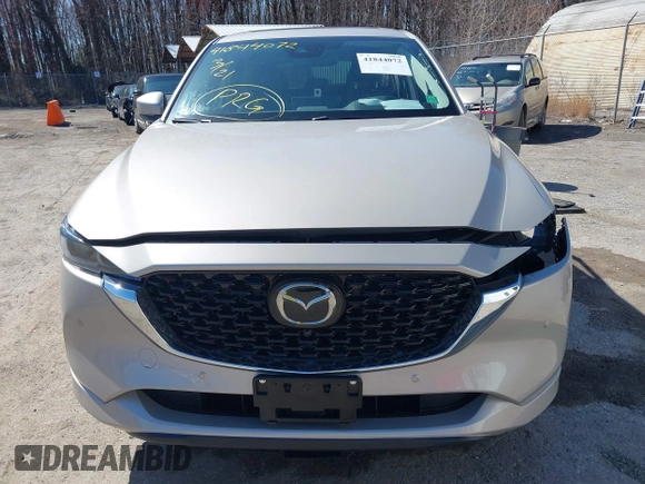 2025 Mazda CX-5 S Premium Plus with VIN JM3KFBEM9S0579269, listed as a IAAI auction lot 41844072 with 991 mi miles and . Bid and sale history available at carsss.com. Image 13.