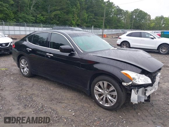 2012 Infiniti M with VIN JN1BY1AP8CM334036, listed as a IAAI auction lot 42354293 with 110,384 mi miles and . Bid and sale history available at DreamBid. Image 1.