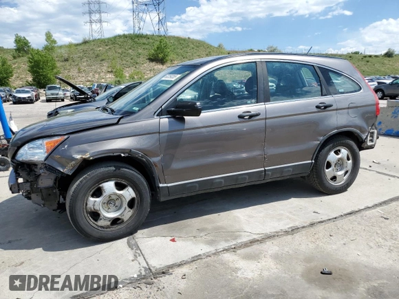 2009 Honda CR-V LX z VIN 5J6RE48399L025855, wystawiony jako Copart lot #60359355 z przebiegiem 262 261 mil mil oraz Czysty tytuł • Clean title. Historia ofert i sprzedaży dostępna na DreamBid. Obrazek 1.