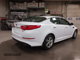 2015 Kia Optima LX with VIN 5XXGM4A7XFG375049, listed as a IAAI auction lot 42198632 with 191,361 mi miles and . Bid and sale history available at DreamBid. Image 4.