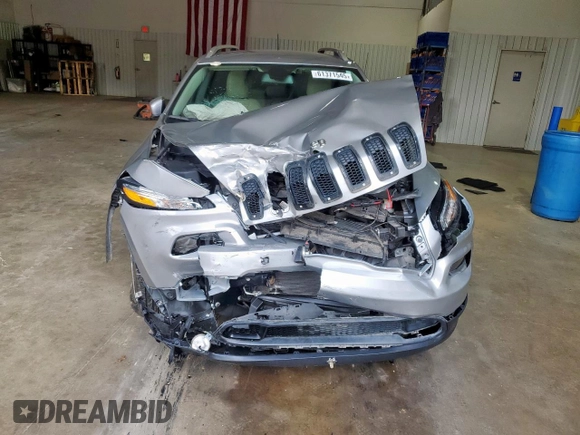 2016 Jeep Cherokee Latitude with VIN 1C4PJMCBXGW168154, listed as a Copart auction lot 61371545 with Not provided miles and Salvage title. Bid and sale history available at DreamBid. Image 5.