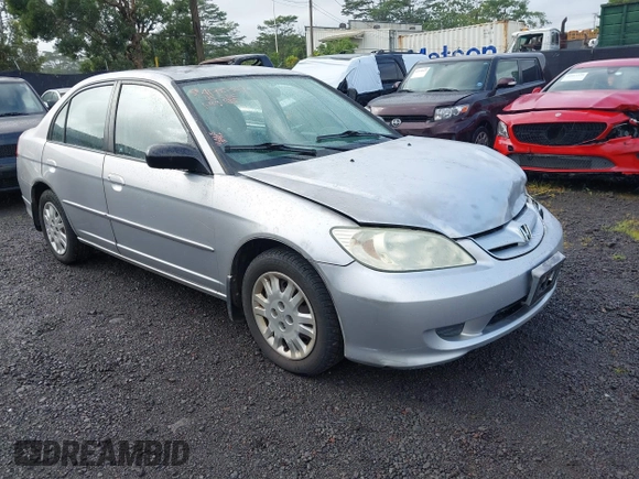2005 Honda Civic LX with VIN 2HGES16545H568037, listed as a IAAI auction lot 41785307 with 170,913 mi miles and . Bid and sale history available at DreamBid. Image 1.