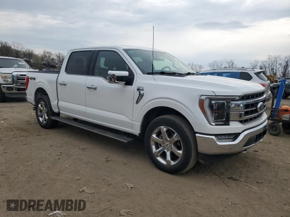 2023 Ford F-150 XL with VIN 1FTEW1EP0PFB56918, listed as a Copart auction lot 50770955 with 53,495 mi miles and Non Repairable. Bid and sale history available at carsss.com. Image 4.