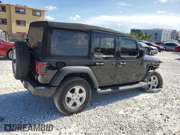 2022 Jeep Wrangler Unlimited Willys with VIN 1C4HJXDN2NW128081, listed as a Copart auction lot 61165615 with 28,525 mi miles and Salvage title. Bid and sale history available at DreamBid. Image 3.