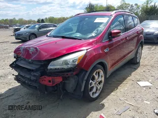 2013 Ford Escape Titanium with VIN 1FMCU0J94DUD49297, listed as a IAAI auction lot 42052161 with 95,420 mi miles. Bid and sale history available at carsss.com. Image 2.