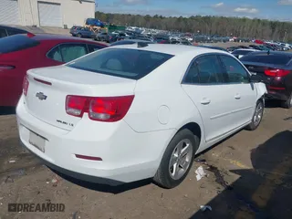 2015 Chevrolet Malibu LS with VIN 1G11B5SL4FF313604, listed as a IAAI auction lot 41826651 with 138,809 mi miles. Bid and sale history available at carsss.com. Image 4.