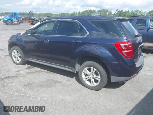 2017 Chevrolet Equinox LS with VIN 2GNALBEK4H1502891, listed as a IAAI auction lot 41694831 with 122,188 mi miles and . Bid and sale history available at DreamBid. Image 3.