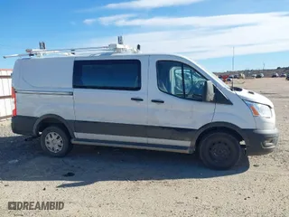 2021 Ford Transit Cargo Van with VIN 1FTBR1Y82MKA24535, listed as a IAAI auction lot 41362341 with 1 mi miles. Bid and sale history available at carsss.com. Image 13.