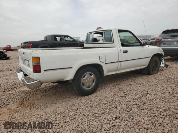 1994 Toyota Pickup DX with VIN JT4RN81P7R5177681, listed as a Copart auction lot 44344655 with 31,857 mi miles and Salvage title. Bid and sale history available at DreamBid. Image 3.