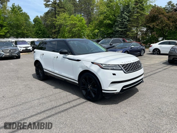2018 Land Rover Range Rover Velar S z VIN SALYB2RX8JA751277, wystawiony jako Copart lot #58985735 z przebiegiem 122 330 mil mil oraz Czysty tytuł • Clean title. Historia ofert i sprzedaży dostępna na DreamBid. Obrazek 1.