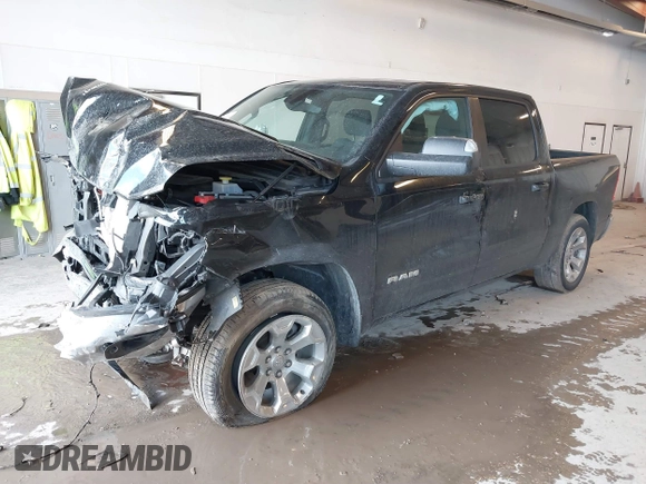 2022 Ram 1500 Big Horn with VIN 1C6RRFFG3NN345917, listed as a IAAI auction lot 41673735 with 33,972 mi miles. Bid and sale history available at carsss.com. Image 17.