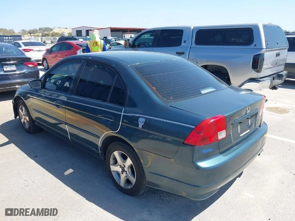 2004 Honda Civic LX with VIN 2HGES16514H547323, listed as a IAAI auction lot 41831984 with 258,385 mi miles. Bid and sale history available at carsss.com. Image 3.