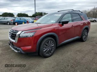 2023 Nissan Pathfinder SL z VIN 5N1DR3CD6PC226314, wystawiony jako Copart lot #53776595 z przebiegiem 23 398 mil mil oraz Szkody całkowita. Historia ofert i sprzedaży dostępna na DreamBid. Obrazek 1.
