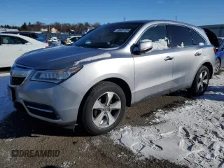 2016 Acura MDX with VIN 5FRYD4H2XGB019640, listed as a Copart auction lot 46401085 with 116,873 mi miles and Salvage Title. Bid and sale history available at carsss.com. Image 1.