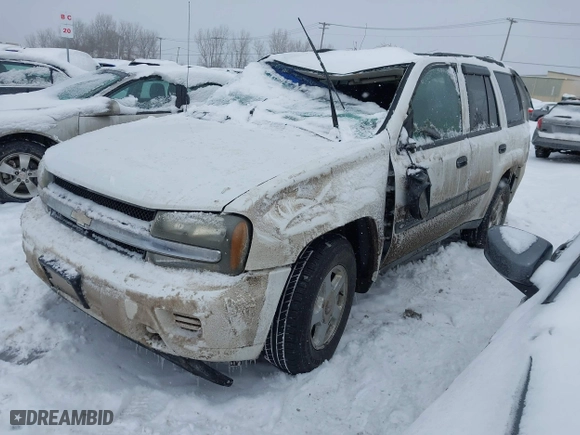 2003 Chevrolet TrailBlazer LT with VIN 1GNDT13S732396522, listed as a IAAI auction lot 41628416 with NaN miles. Bid and sale history available at carsss.com. Image 17.