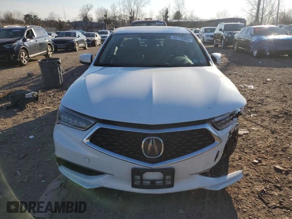 2020 Acura TLX with VIN 19UUB2F31LA000369, listed as a Copart auction lot 48179305 with 0 mi miles and Salvage Title. Bid and sale history available at carsss.com. Image 5.