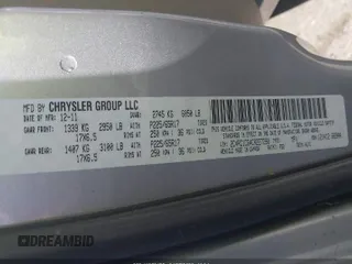 2012 Chrysler Town & Country Touring-L with VIN 2C4RC1CG4CR227280, listed as a IAAI auction lot 41950428 with 1 mi miles. Bid and sale history available at carsss.com. Image 9.
