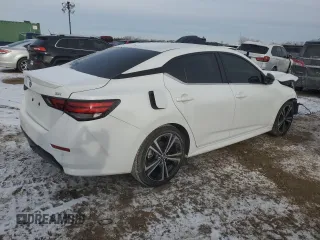 2023 Nissan Sentra SR with VIN 3N1AB8DV1PY258176, listed as a Copart auction lot 42323155 with 22,030 mi miles and Salvage Title. Bid and sale history available at carsss.com. Image 3.