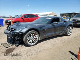 2017 Chevrolet Corvette Z06 3LZ с VIN 1G1YU2D69H5602419, выставлен на аукционе Copart как лот 63006685 с пробегом 18 011 миль миль и Списание • Salvage title. История ставок и продаж доступна на DreamBid. Изображение 1.