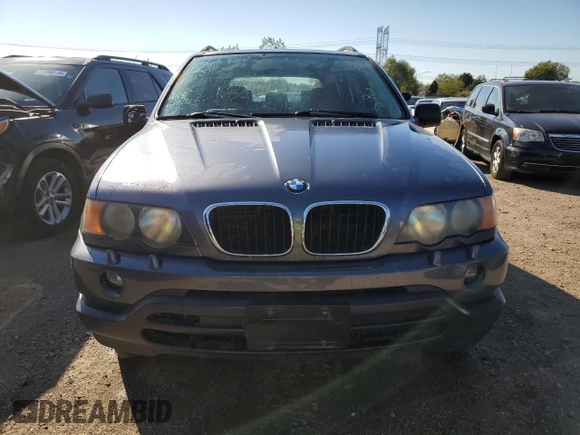 2003 BMW X5 3.0i with VIN 5UXFA53583LP27786, listed as a Copart auction lot 72170034 with 177,901 mi miles and Salvage Title. Bid and sale history available at carsss.com. Image 5.