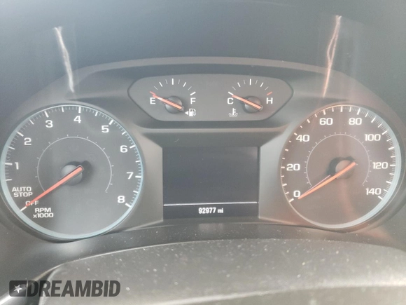 2018 Chevrolet Equinox LT with VIN 2GNAXSEV4J6254553, listed as a Copart auction lot 80531124 with 92,977 mi miles and Clean Title. Bid and sale history available at DreamBid. Image 9.
