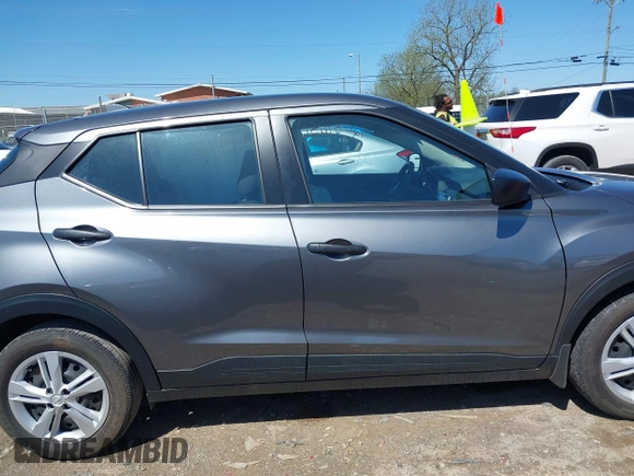 2021 Nissan Kicks S with VIN 3N1CP5BV3ML504763, listed as a IAAI auction lot 42037651 with 36,247 mi miles and . Bid and sale history available at carsss.com. Image 13.