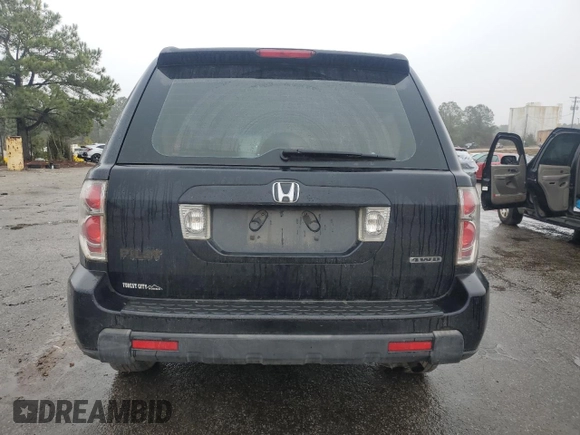 2006 Honda Pilot LX with VIN 2HKYF18106H541677, listed as a Copart auction lot 44237085 with 182,296 mi miles and Salvage Title. Bid and sale history available at DreamBid. Image 6.