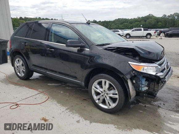 2013 Ford Edge Limited with VIN 2FMDK3KC0DBC60841, listed as a Copart auction lot 59917675 with 98,855 mi miles and Salvage title. Bid and sale history available at DreamBid. Image 4.