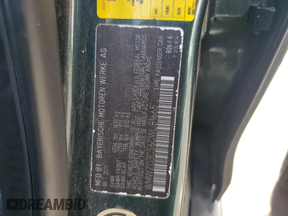2012 MINI Countryman S with VIN WMWZC3C56CWL81665, listed as a Copart auction lot 64973965 with 130,433 mi miles and Clean title. Bid and sale history available at DreamBid. Image 12.