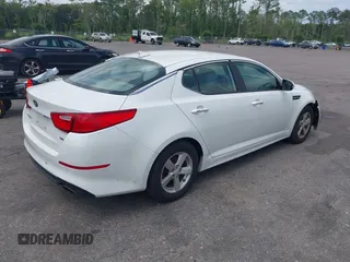 2015 Kia Optima LX with VIN 5XXGM4A71FG504439, listed as a IAAI auction lot 42470149 with 142,076 mi miles and . Bid and sale history available at DreamBid. Image 4.