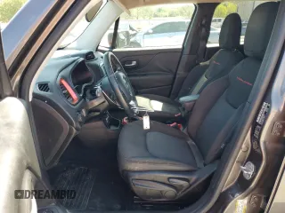 2016 Jeep Renegade Trailhawk with VIN ZACCJBCTXGPD70324, listed as a Copart auction lot 52681495 with 195,442 mi miles and Salvage Title. Bid and sale history available at carsss.com. Image 7.