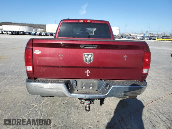2018 Ram 1500 Tradesman with VIN 1C6RR6FT4JS330951, listed as a Copart auction lot 48952355 with Not provided miles and Salvage title. Bid and sale history available at DreamBid. Image 6.