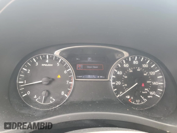 2019 Nissan Pathfinder SV with VIN 5N1DR2MN0KC612527, listed as a Copart auction lot 57210715 with 114,591 mi miles and Salvage title. Bid and sale history available at DreamBid. Image 9.