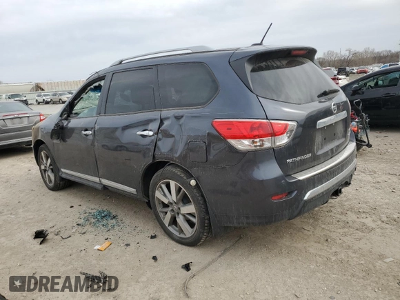 2014 Nissan Pathfinder SV with VIN 5N1AR2MM5EC641116, listed as a Copart auction lot 49459495 with 137,754 mi miles and Salvage Title. Bid and sale history available at carsss.com. Image 2.