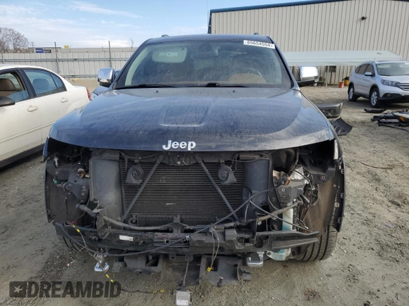 2013 Jeep Grand Cherokee Overland with VIN 1C4RJECT6DC655355, listed as a Copart auction lot 85654554 with 135,343 mi miles and Salvage Title. Bid and sale history available at carsss.com. Image 5.