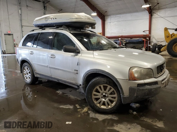 2005 Volvo XC90 with VIN YV1CZ852651209489, listed as a Copart auction lot 43898315 with 0 mi miles and Salvage Title. Bid and sale history available at carsss.com. Image 4.