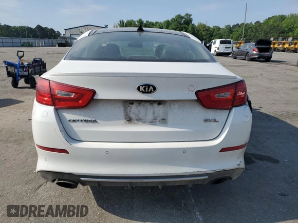 2014 Kia Optima SXL Turbo z VIN 5XXGR4A60EG283083, wystawiony jako Copart lot #54181395 z przebiegiem 167 669 mil mil oraz Szkoda całkowita • Salvage title. Historia ofert i sprzedaży dostępna na DreamBid. Obrazek 6.