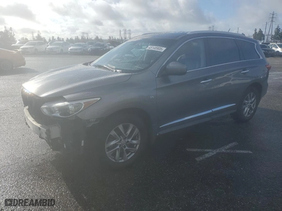 2015 Infiniti QX60 with VIN 5N1AL0MN7FC505666, listed as a Copart auction lot 45148905 with NaN miles and Salvage Title. Bid and sale history available at carsss.com. Image 1.