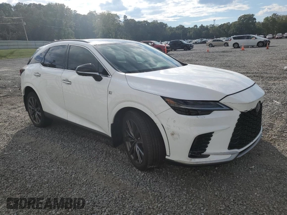 2023 Lexus RX with VIN 2T2BAMCA8PC037679, listed as a Copart auction lot 73362704 with 6,485 mi miles and Salvage Title. Bid and sale history available at carsss.com. Image 4.