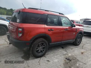 2023 Ford Bronco Sport Big Bend with VIN 3FMCR9B64PRD44560, listed as a Copart auction lot 59221115 with 24,837 mi miles and Salvage title. Bid and sale history available at DreamBid. Image 3.